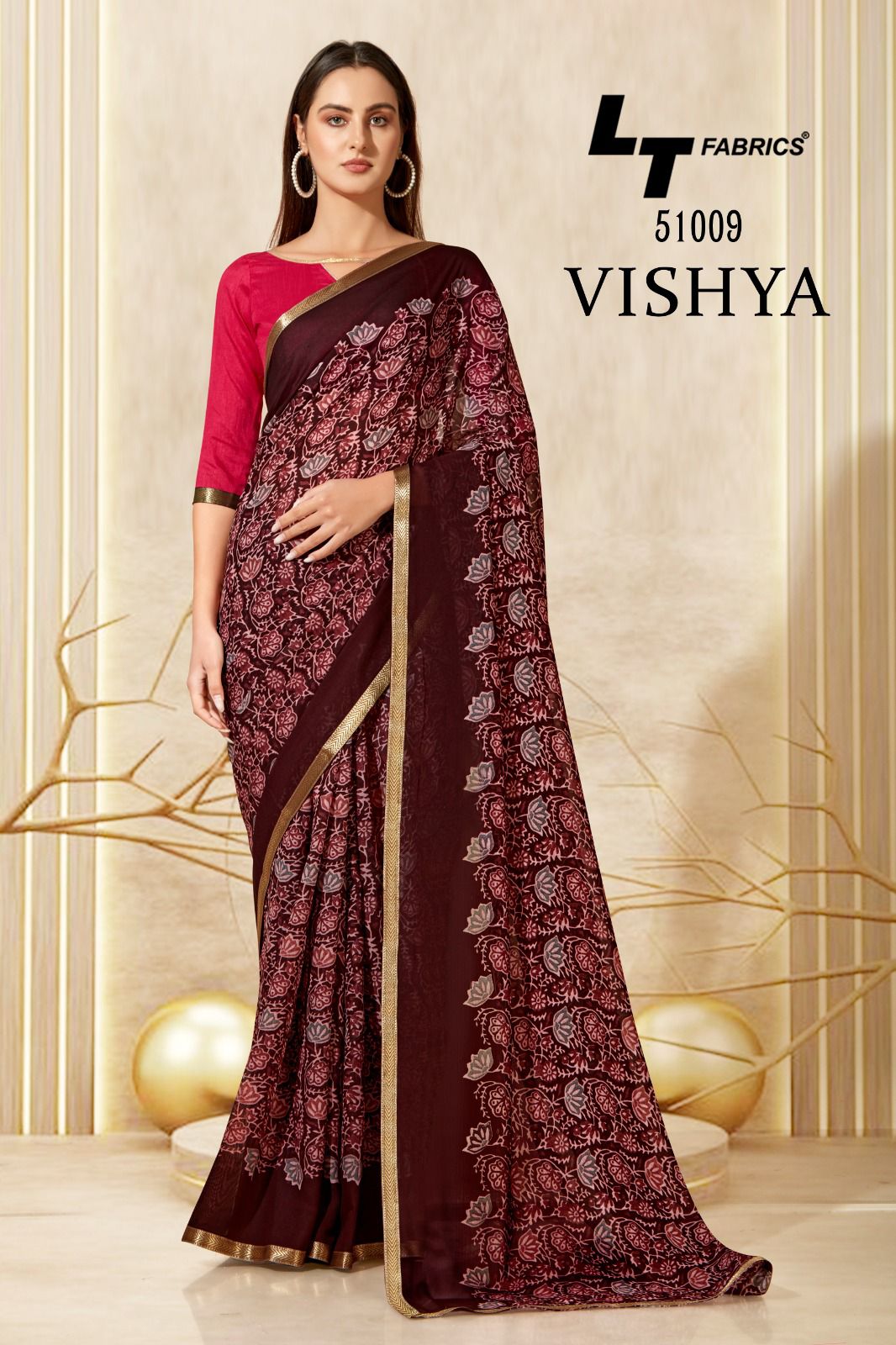 Vishya By Lt 51001-51010 Daily Wear Sarees Catalog